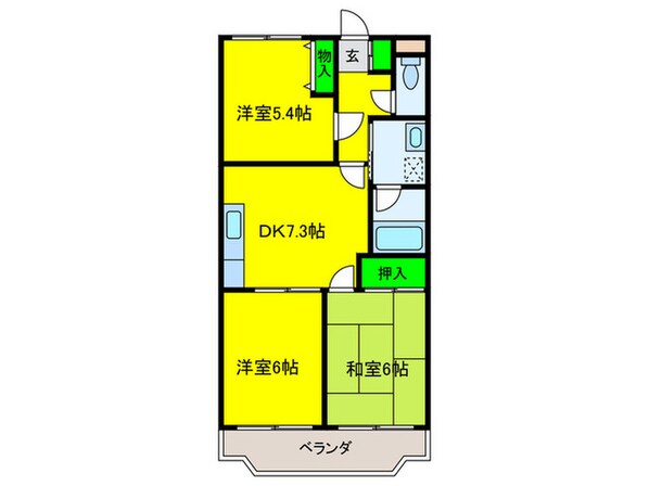 グランエクセル和泉の物件間取画像